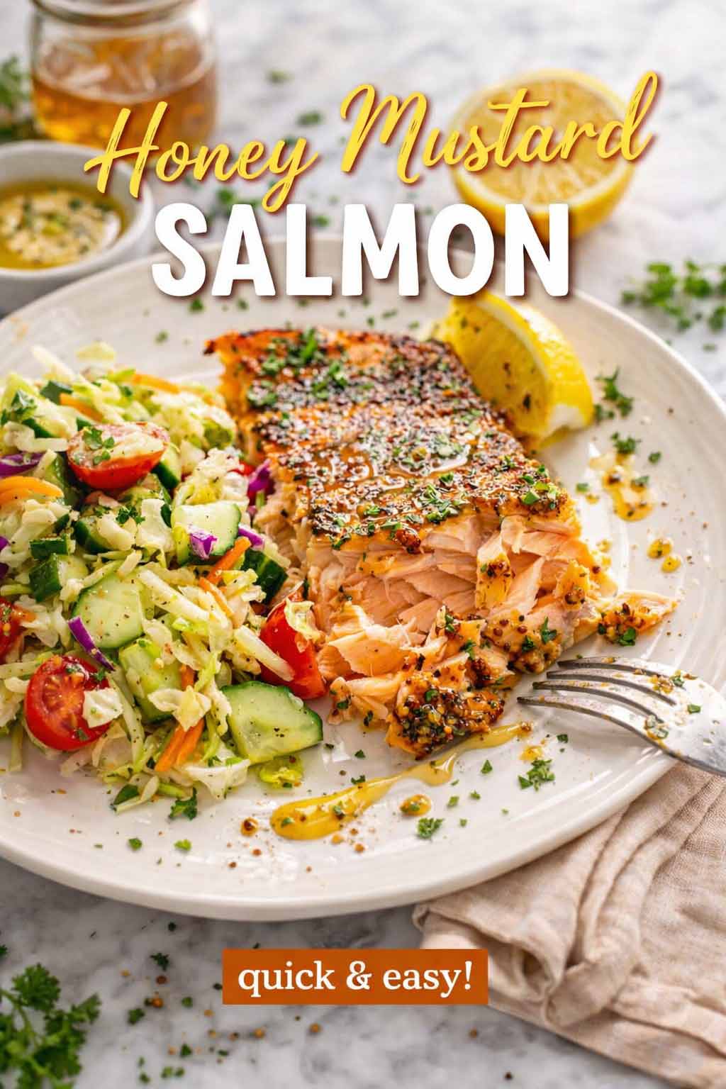 pin for honey mustard salmon.
