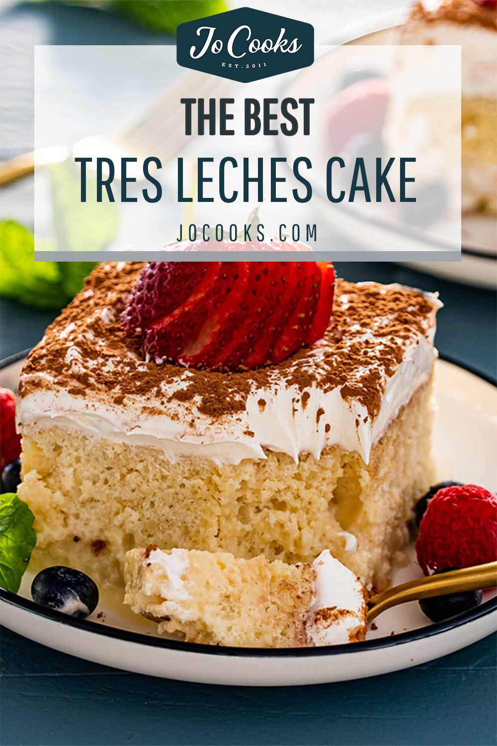 pin for tres leches cake.