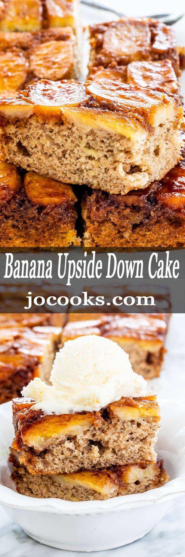 banana upside down cake