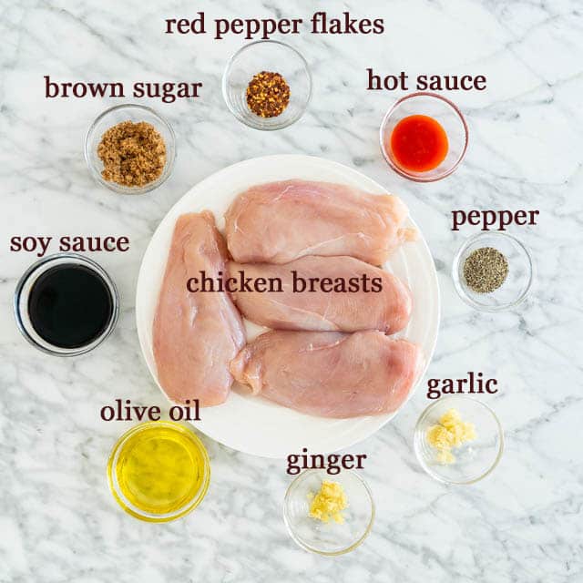 Firecracker Chicken ingredients