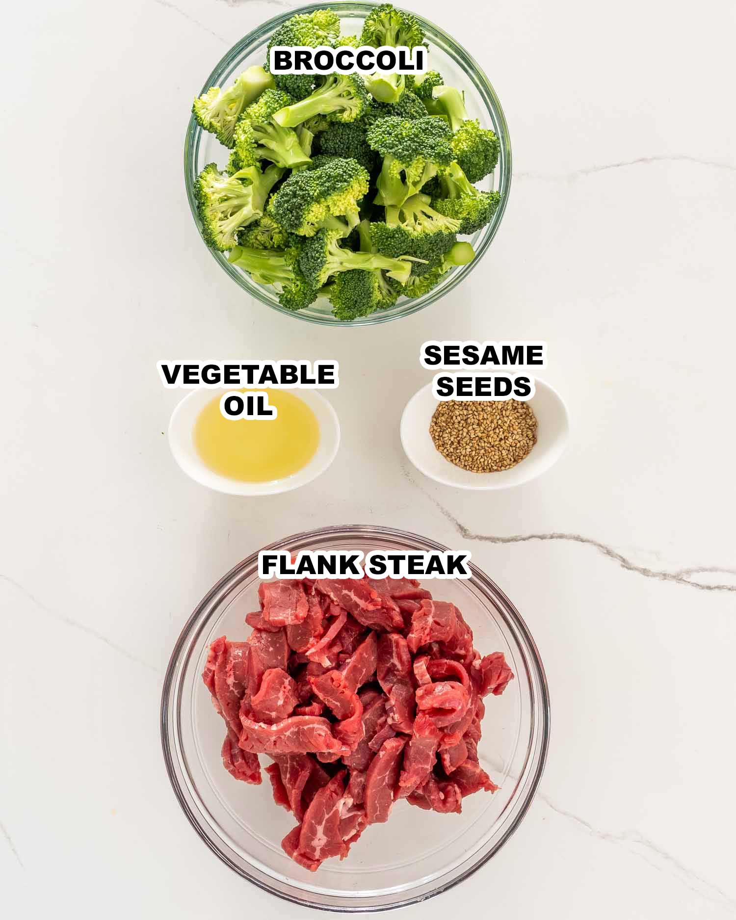 ingredients needed to make instant pot beef and broccoli.