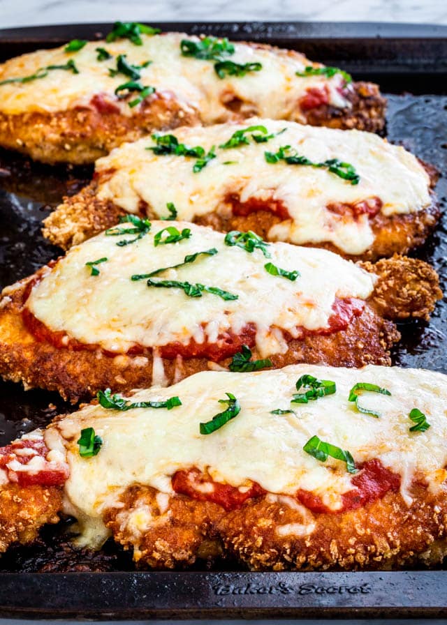 Easy Baked Chicken Parmesan Recipe : Easy Baked Chicken Parmesan My ...