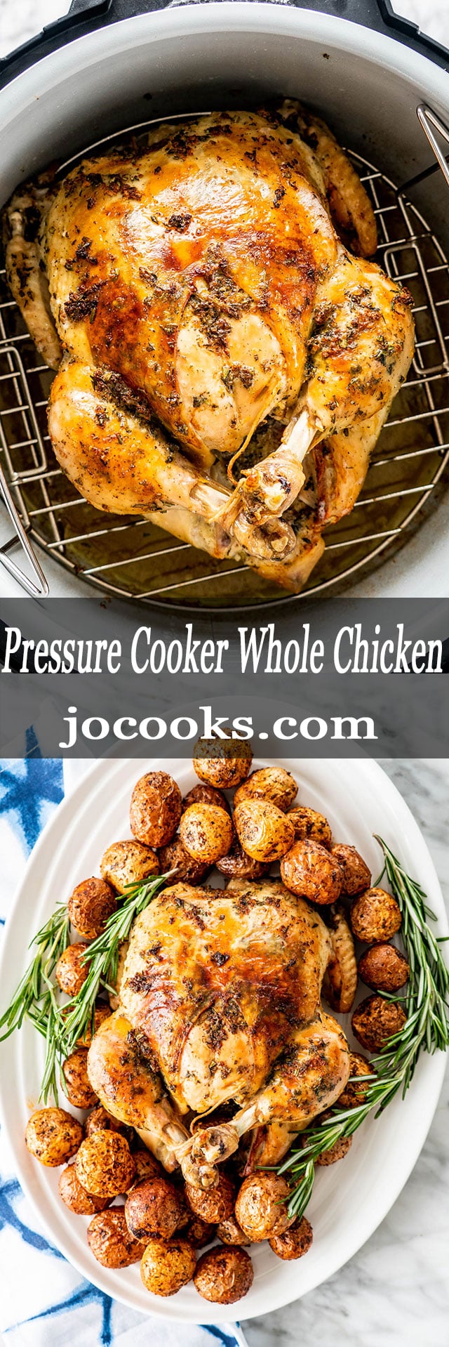 Pressure Cooker Whole Chicken - Jo Cooks