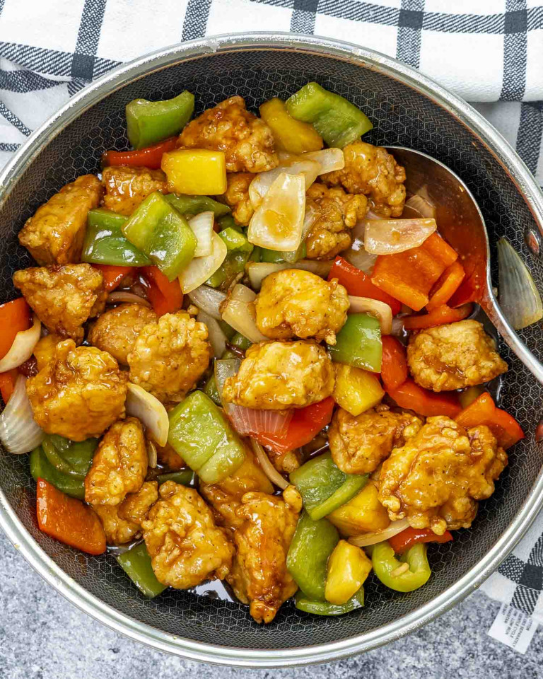 Crispy Sweet and Sour Chicken Stir Fry - Jo Cooks