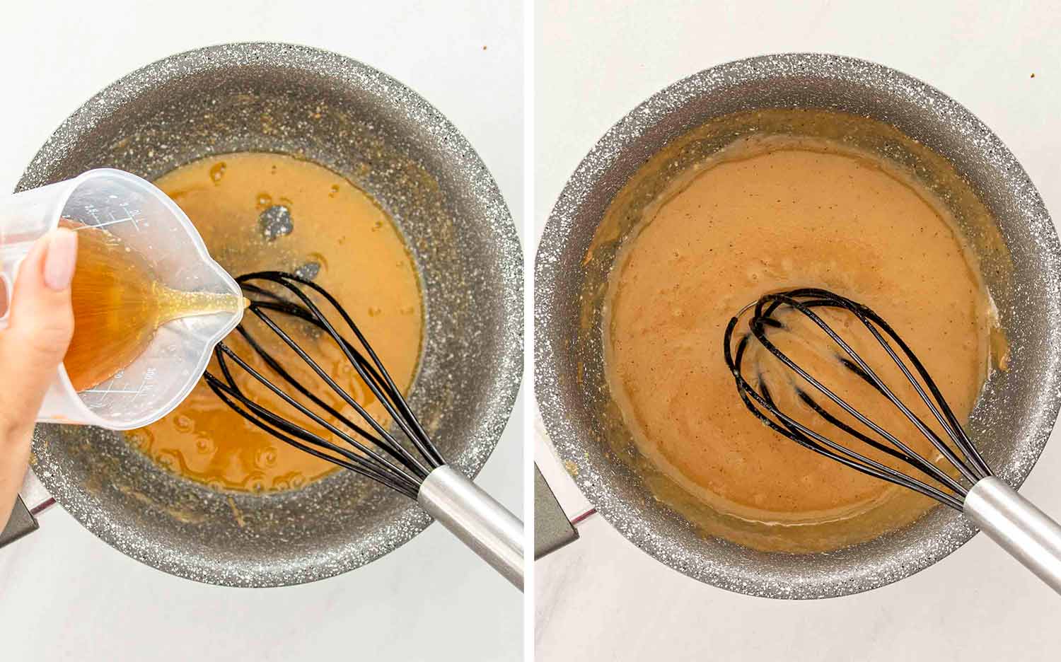 process shots showing how to make dirty fries.