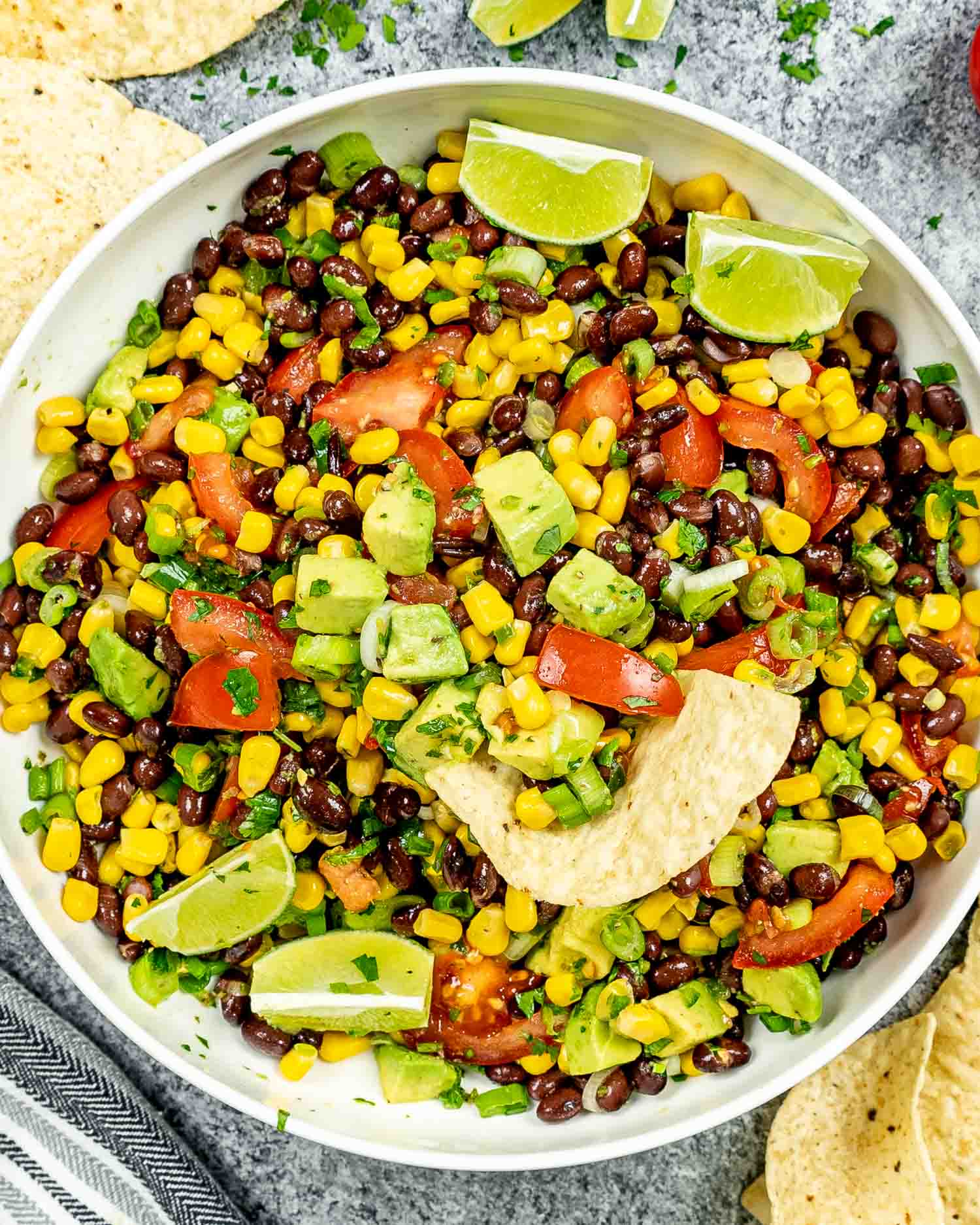Black Bean Corn Avocado Salad
