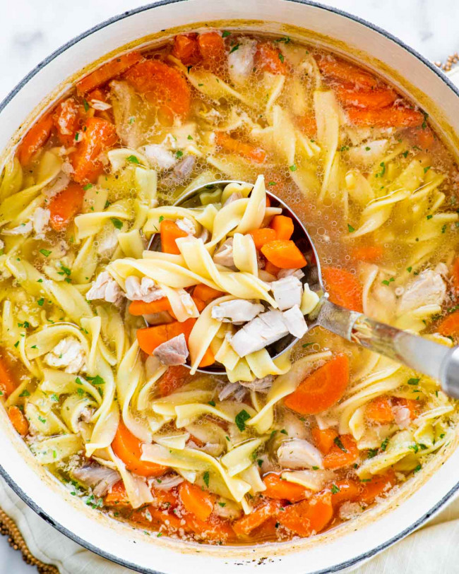 Leftover Turkey Noodle Soup - Jo Cooks