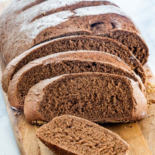 Dark Rye Bread - Jo Cooks