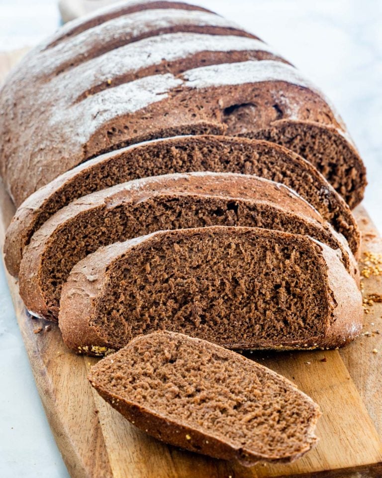 Dark Rye Bread - Jo Cooks