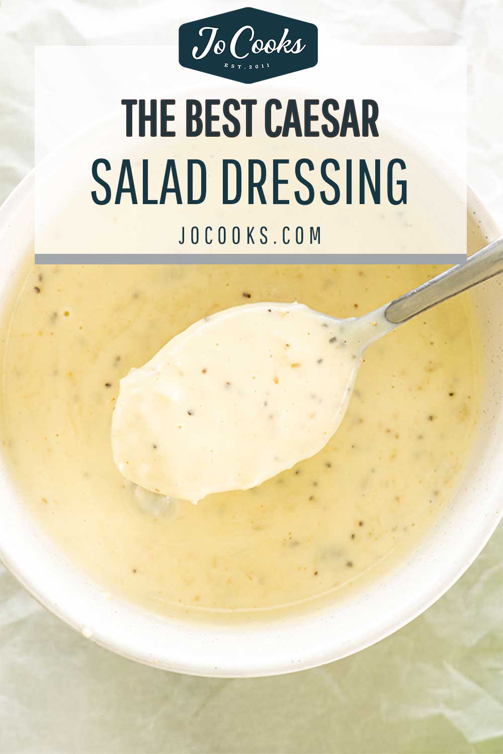 pin for caesar salad dressing.