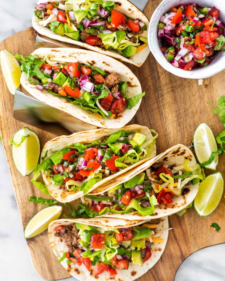 Easy Ground Beef Tacos - Jo Cooks