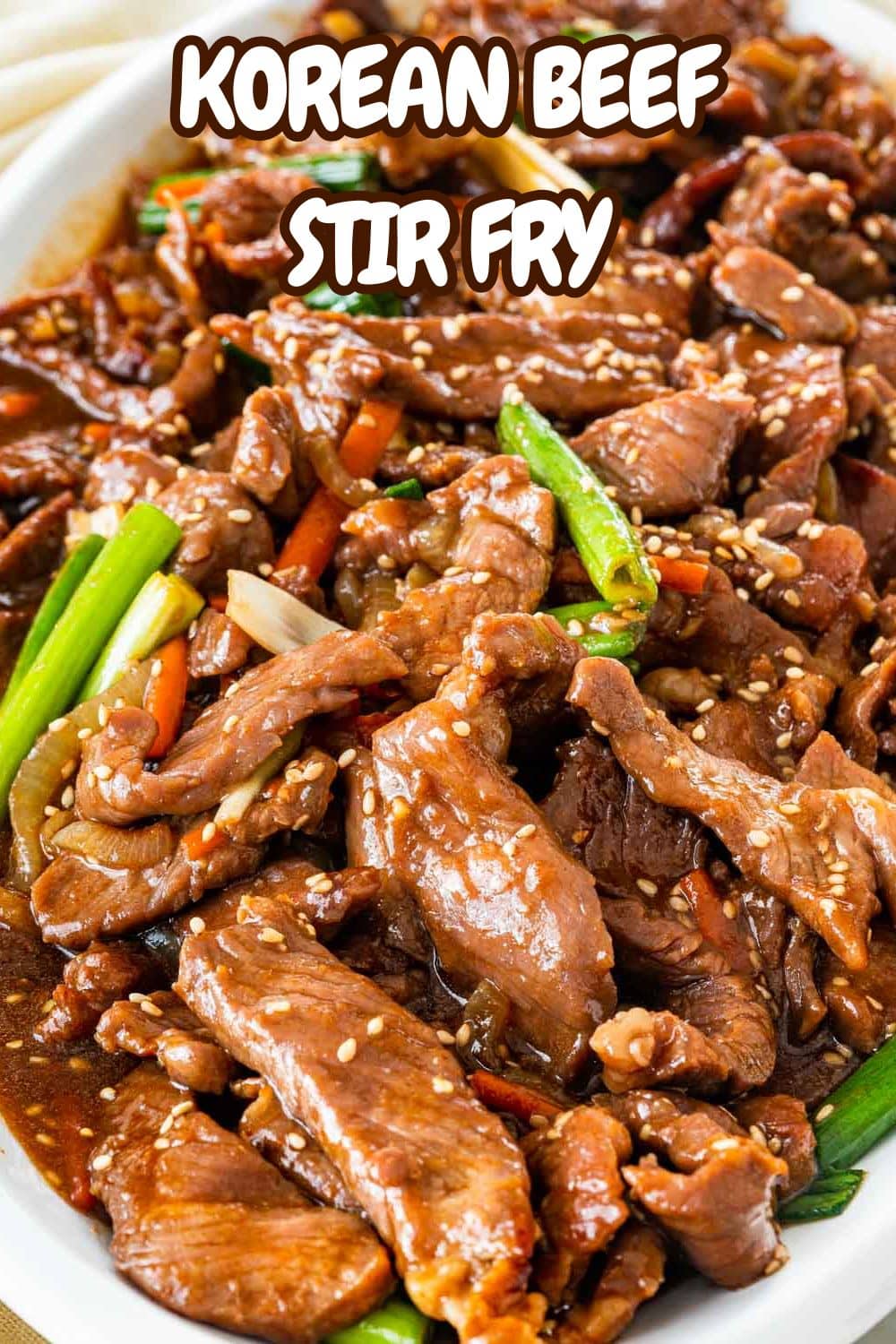 pin for korean beef stir fry.