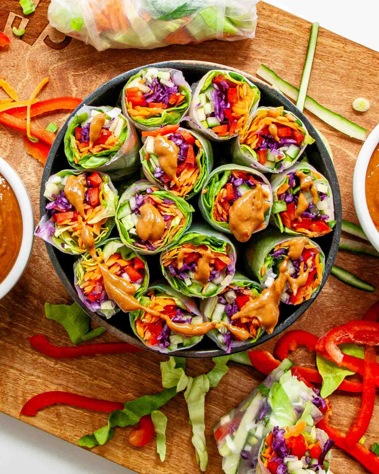Fresh Spring Rolls - Jo Cooks
