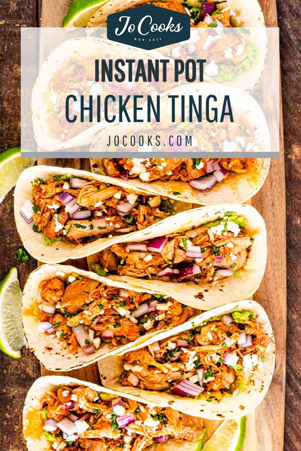 pin for instant pot chicken tinga.