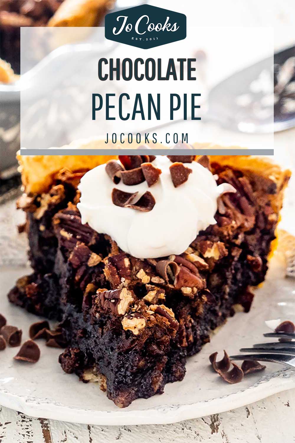 pin for chocolate pecan pie.