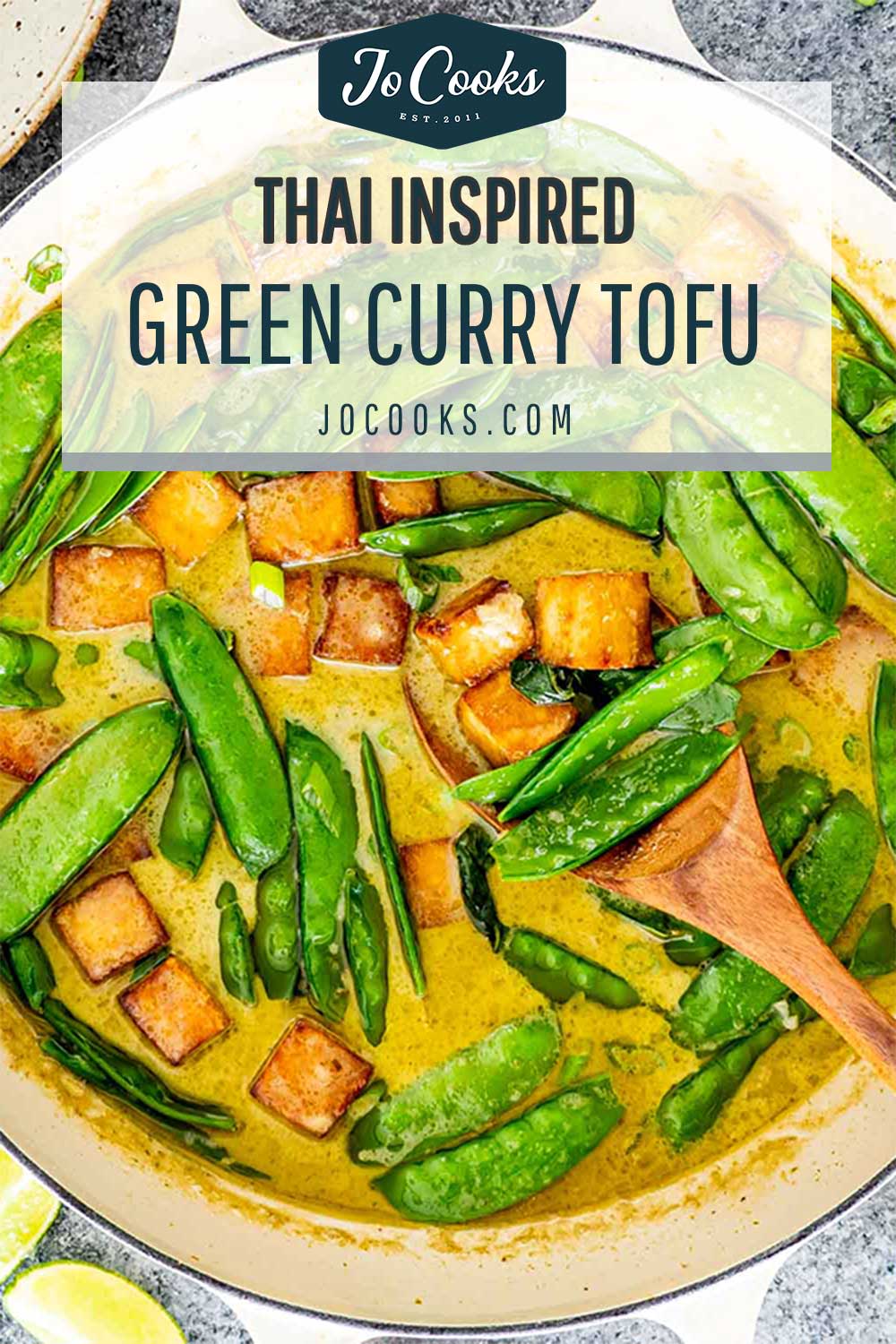 pin for thai inspired green curry tofu.