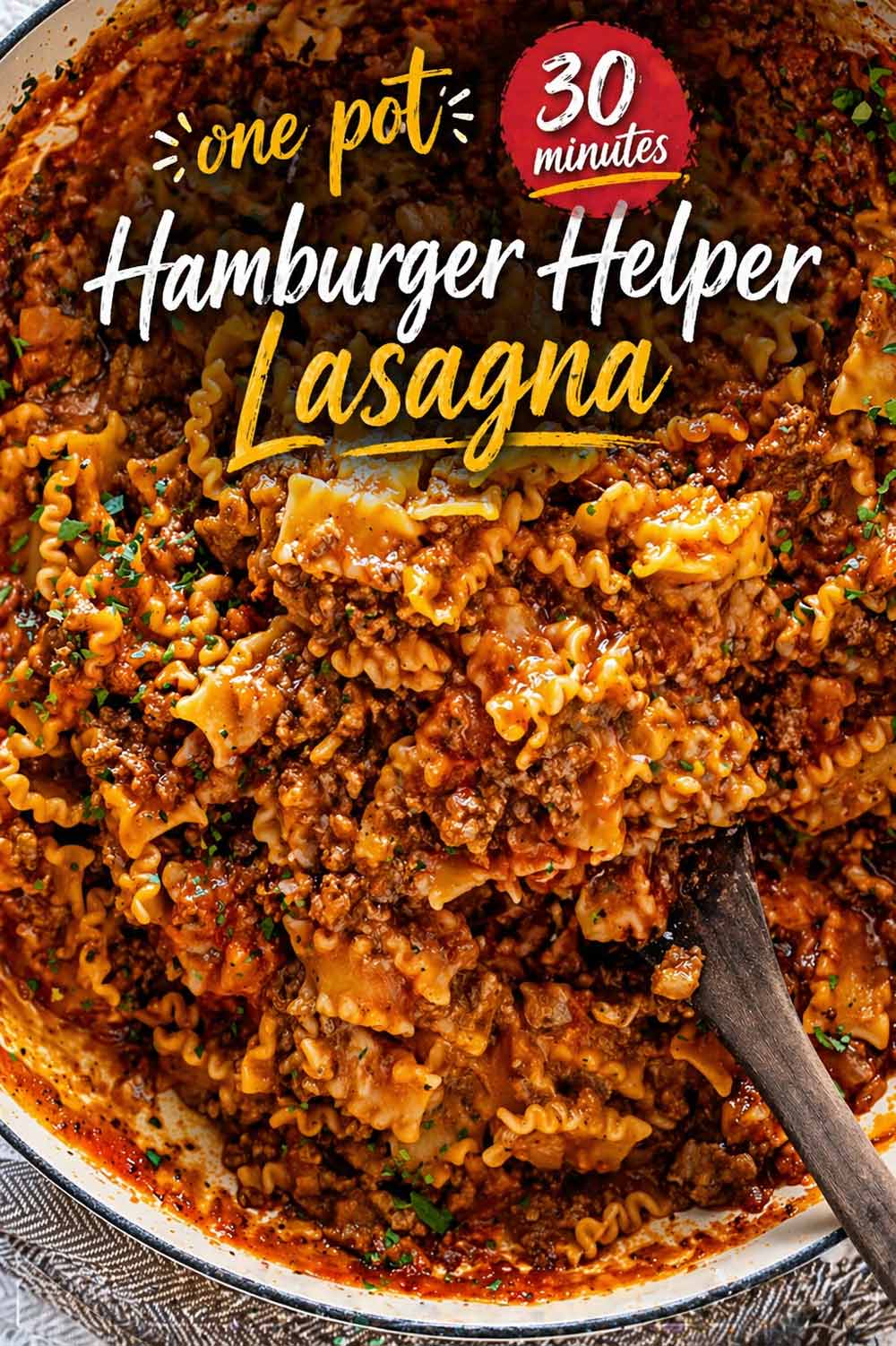 pin for hamburger helper lasagna.