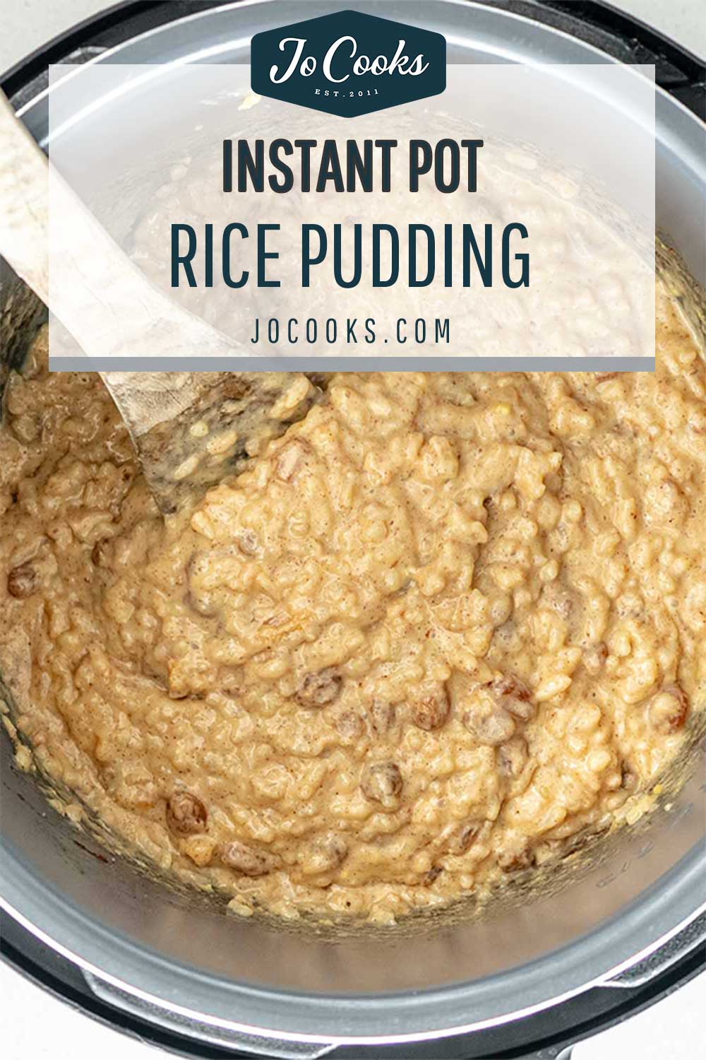 pin for instant pot rice pudding.