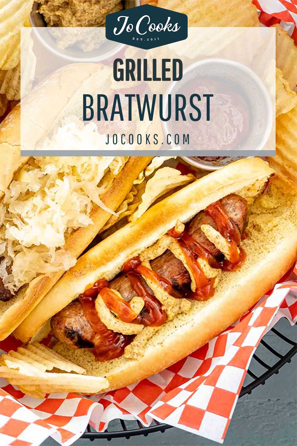pin for grilled bratwurst.
