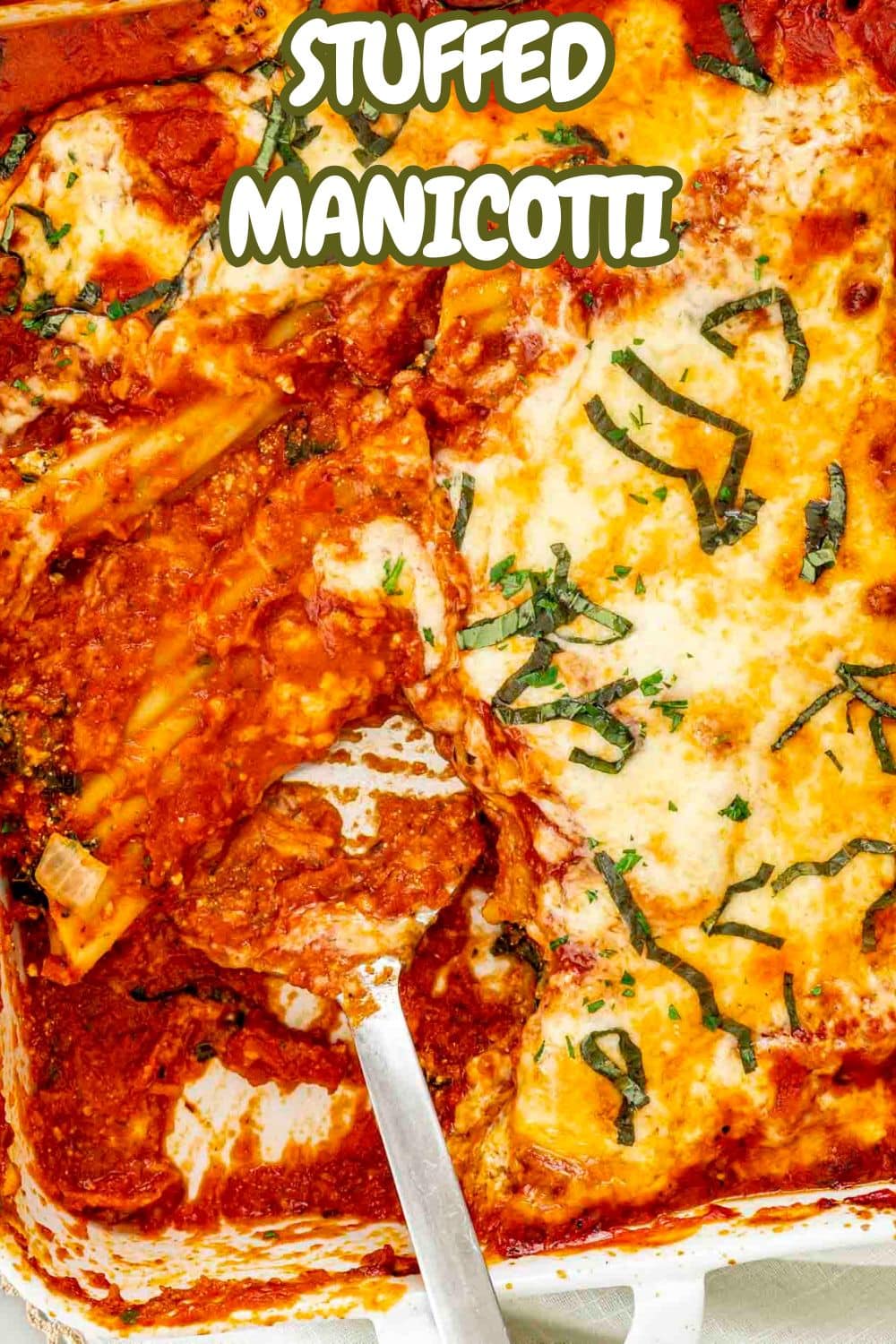 pin for stuffed manicotti.
