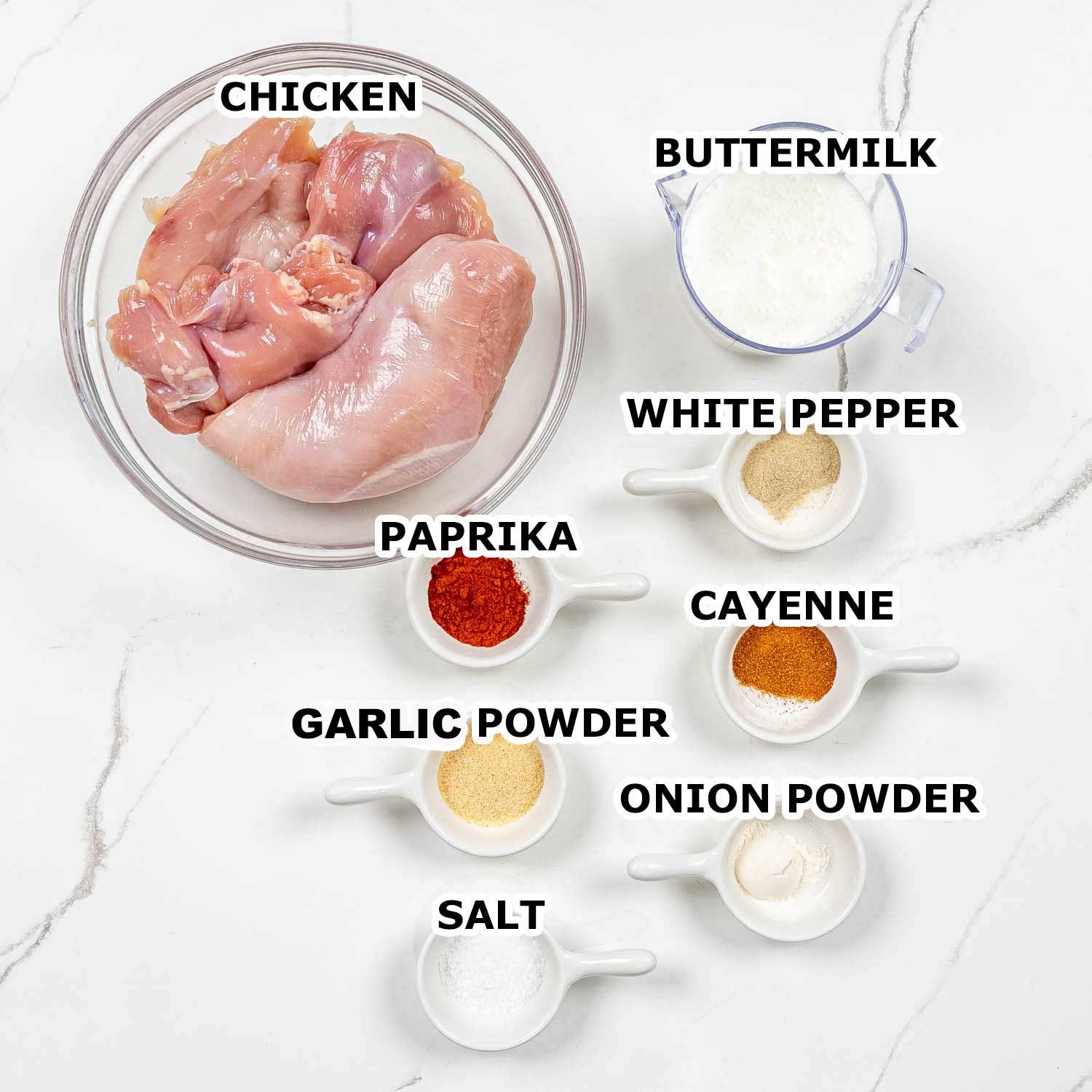 ingredients needed to make best fried chicken sandwich.