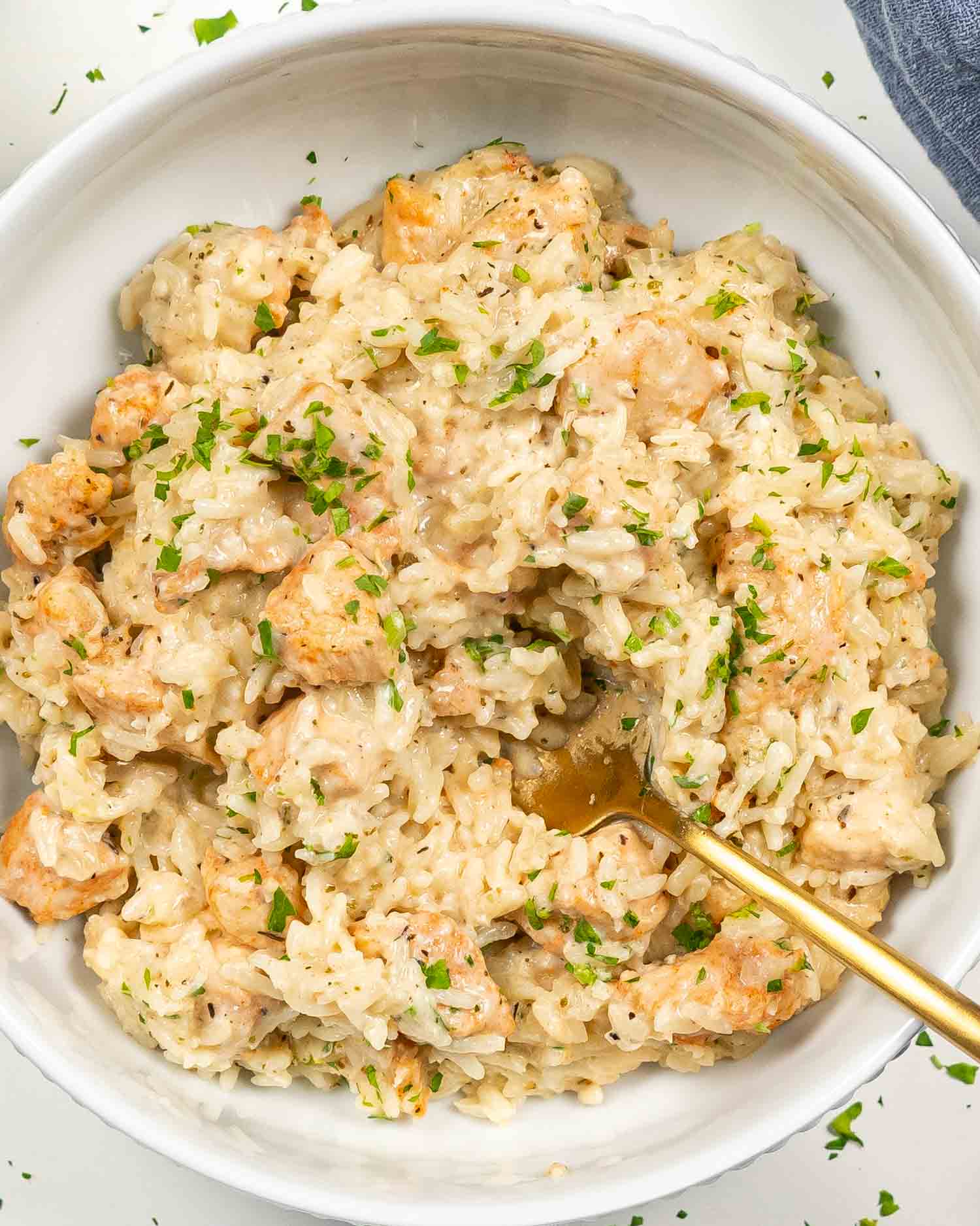Crockpot Chicken and Rice Casserole Recipe - Simple Joy