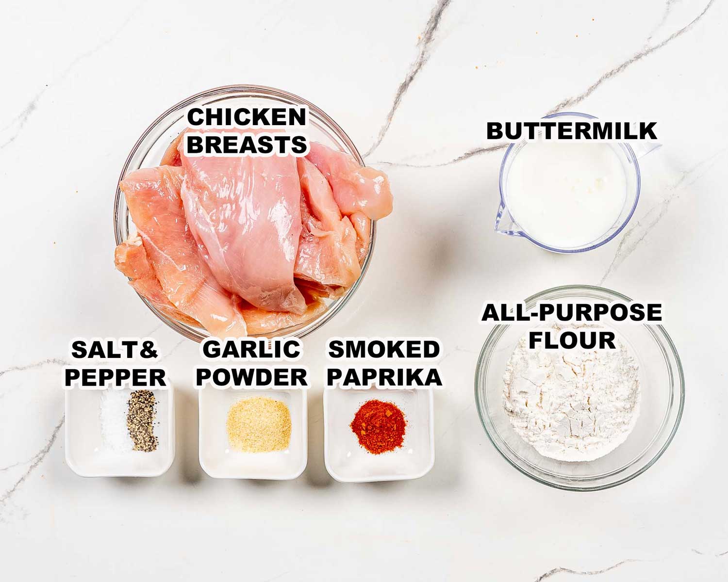 ingredients needed to make hot honey chicken.