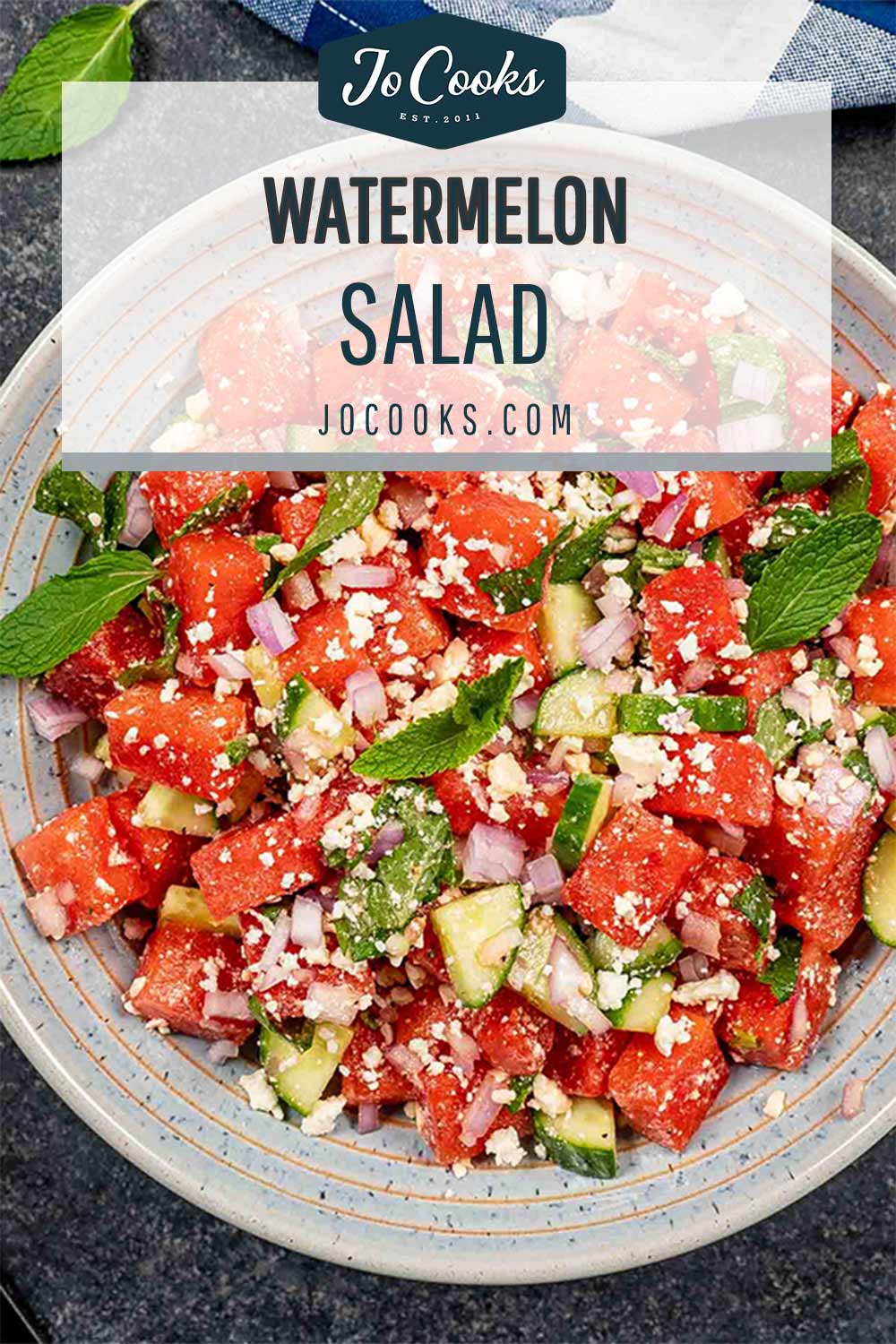 pin for watermelon salad.