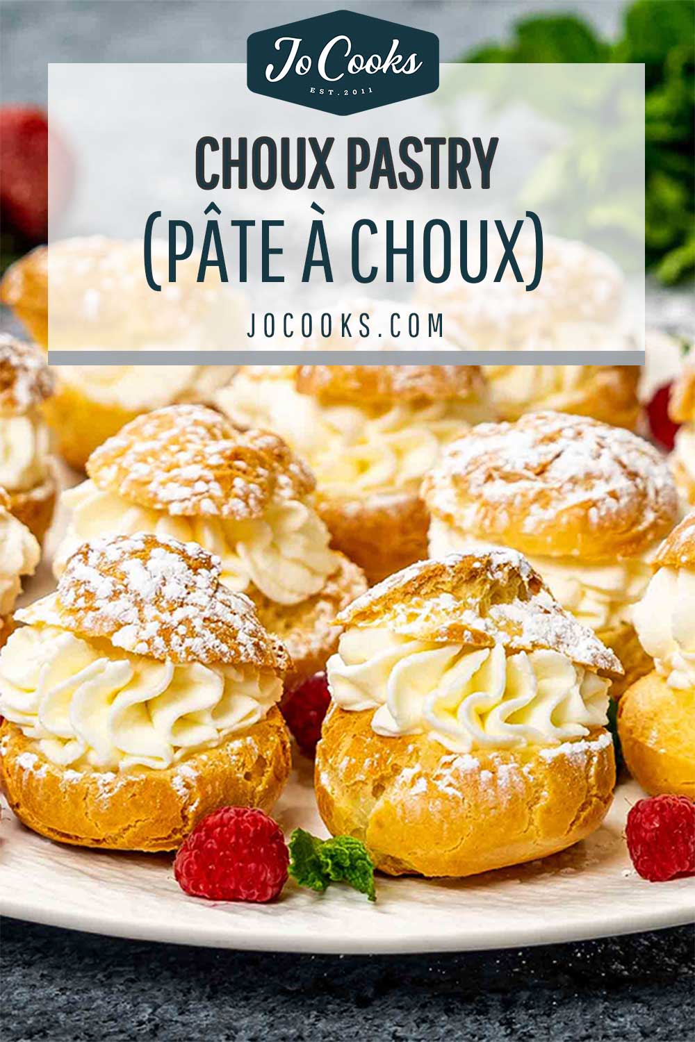 pin for choux pastry.