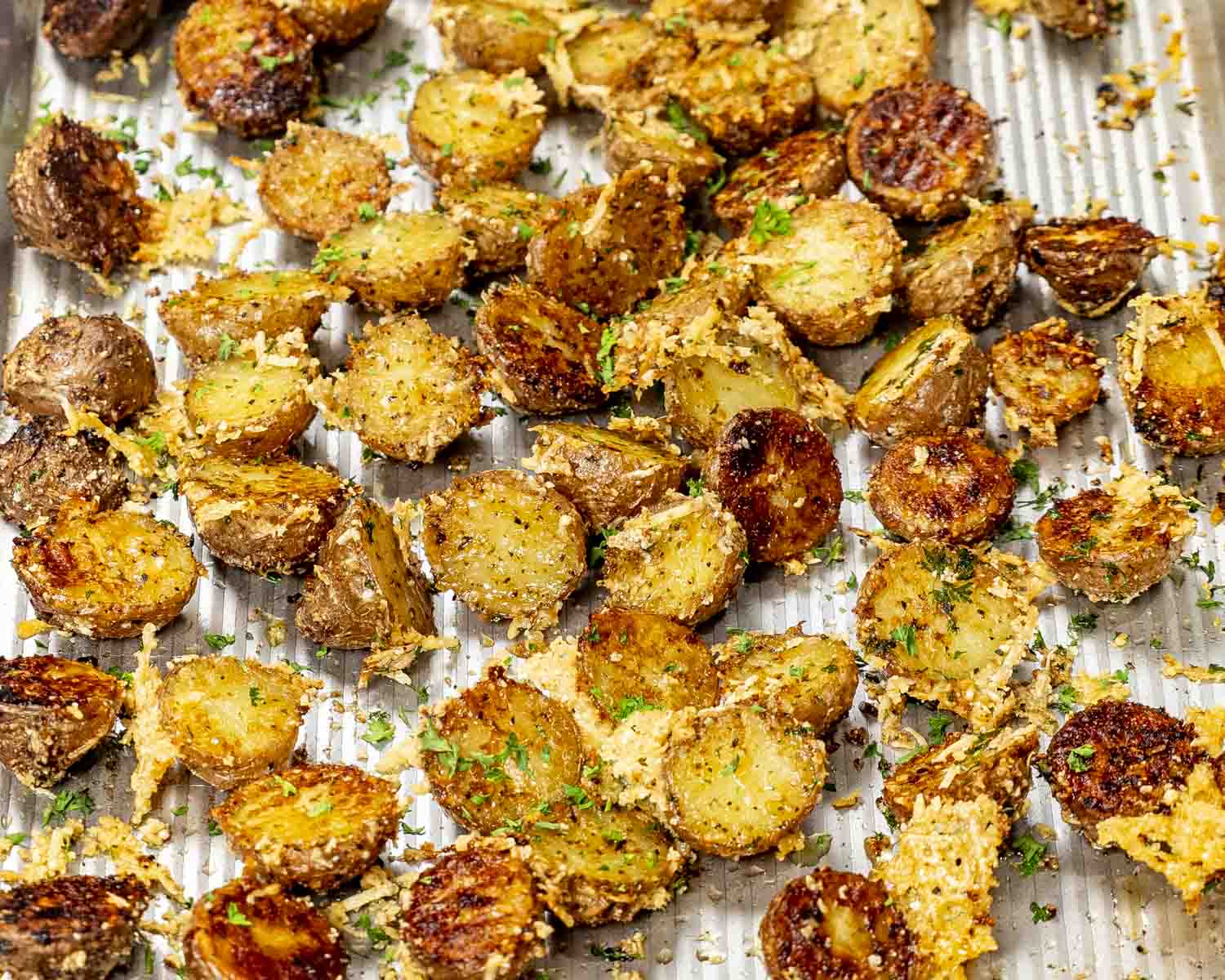 Crispy Parmesan Potatoes - Jo Cooks