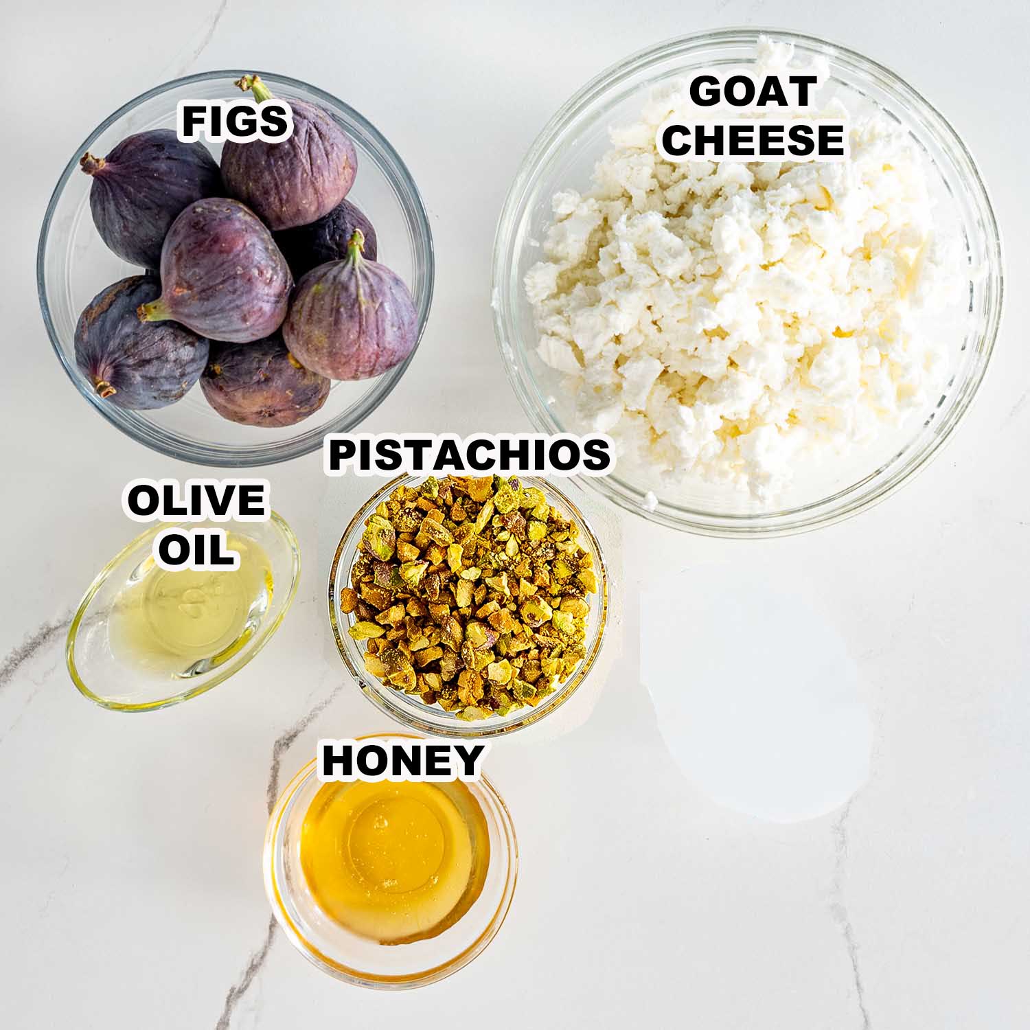 ingredients needed to make fig tart.