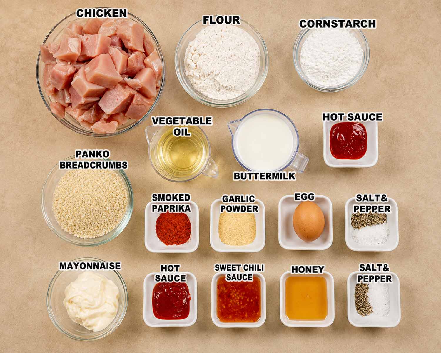 bang bang chicken recipe ingredients.