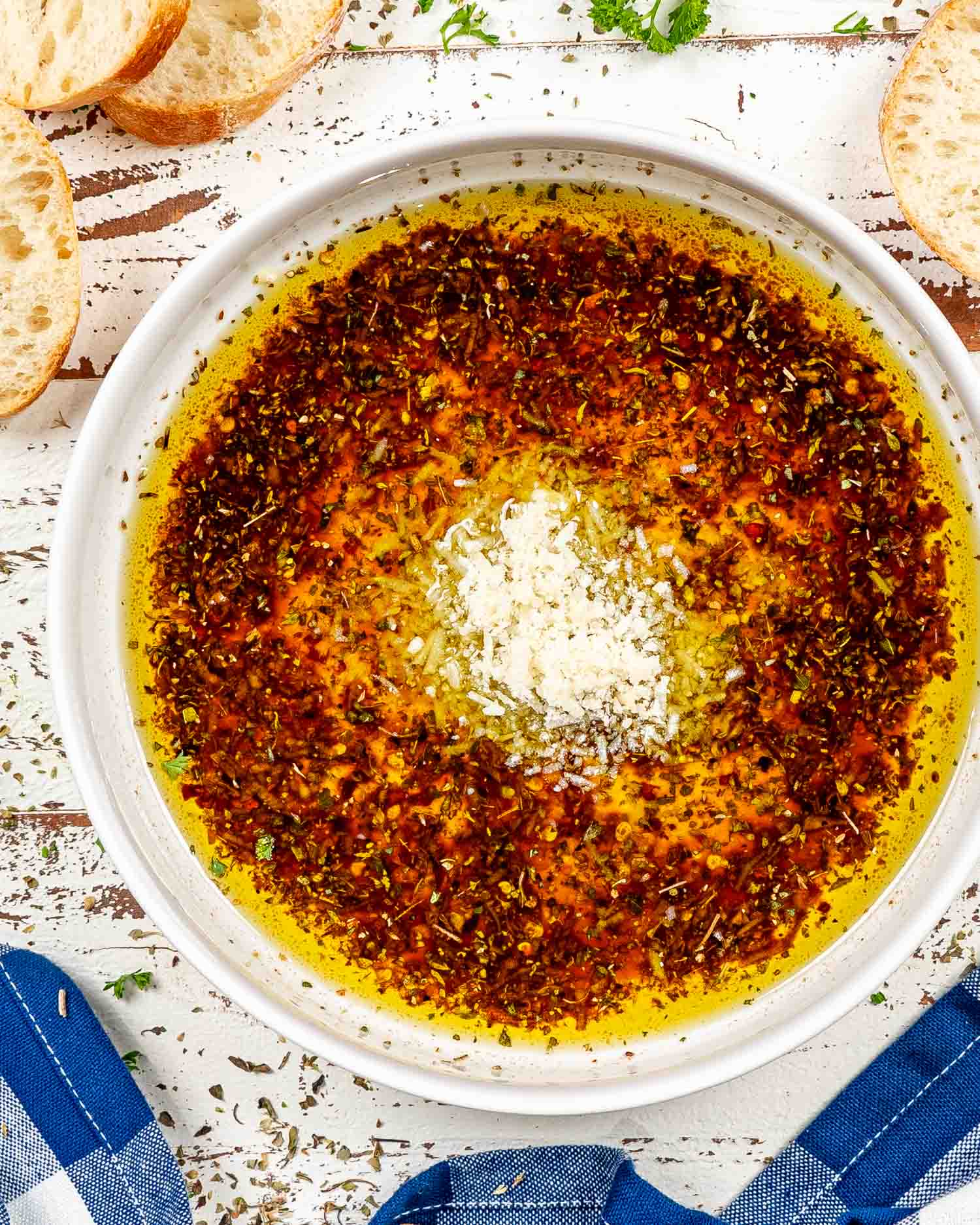 Easy Bread Dipping Oil with Spices - DeLallo