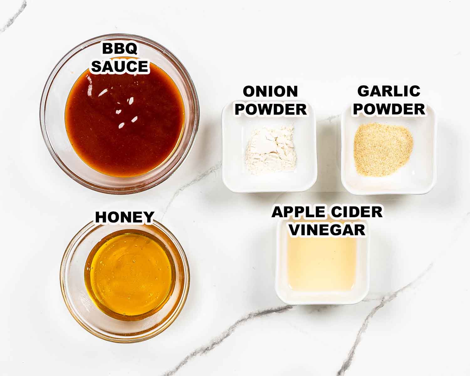 ingredients needed to make honey bbq sauce for honey bbq chicken tenders.