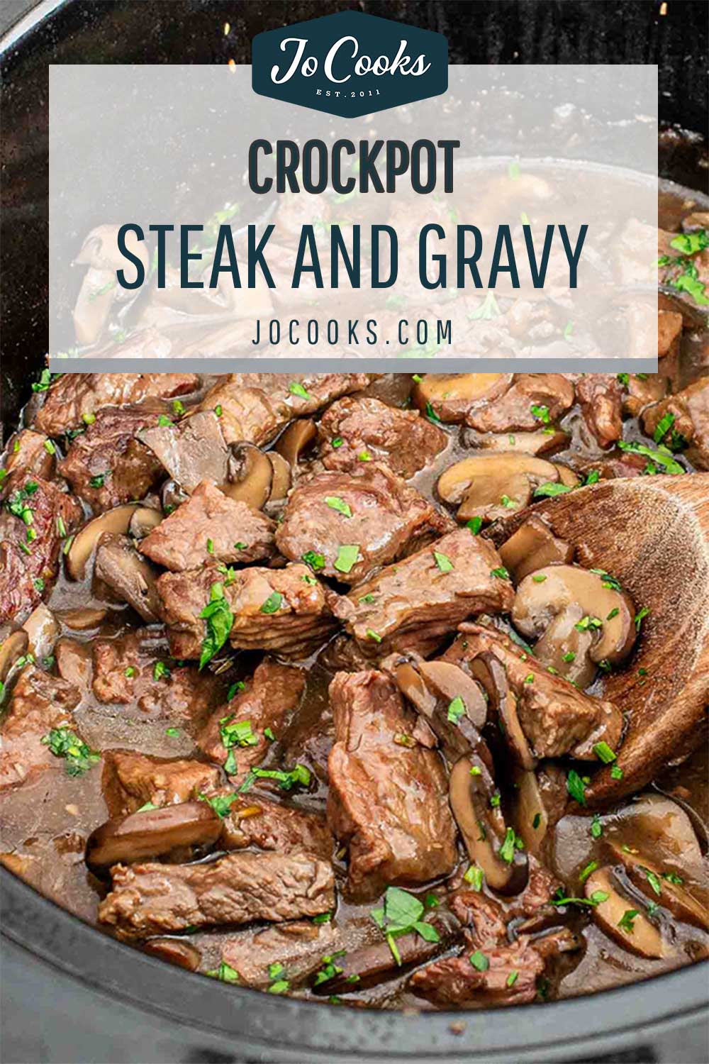 pin for crockpot steak and gravy.
