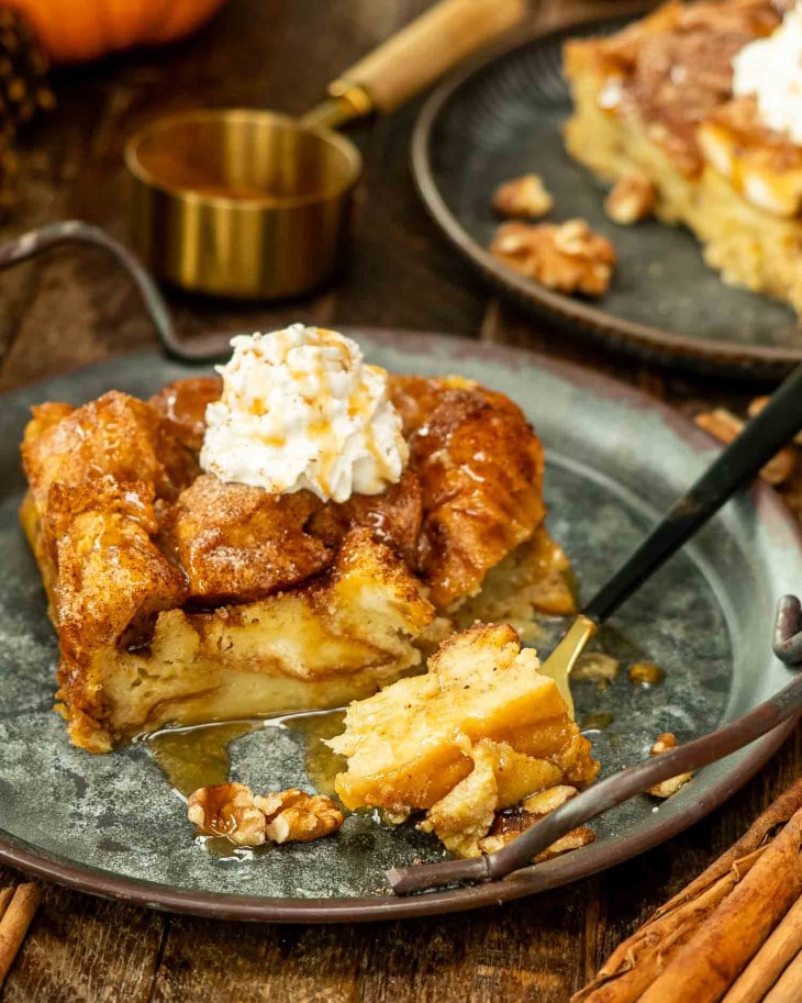 Pumpkin Bread Pudding - Jo Cooks