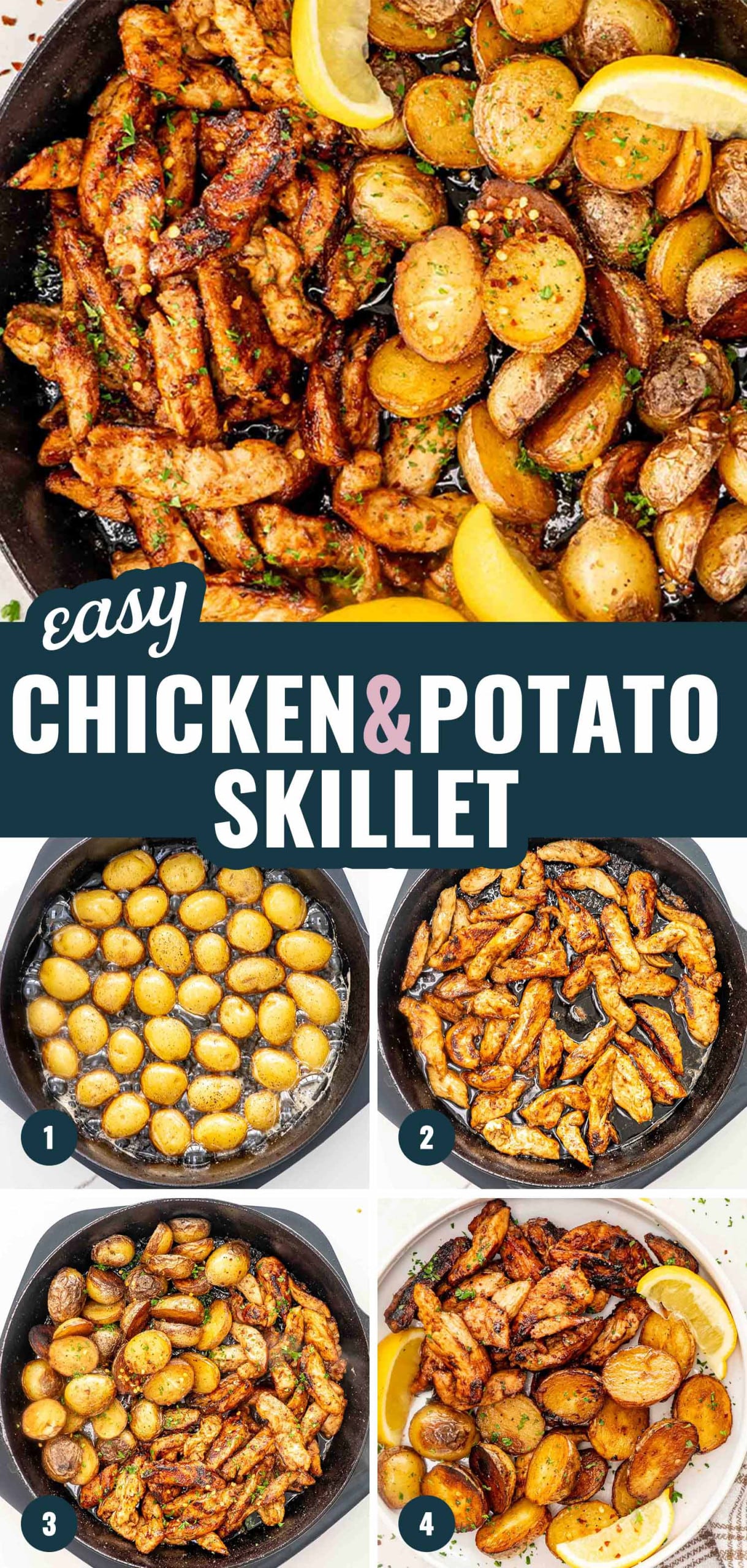 pin for chicken and potato skillet.