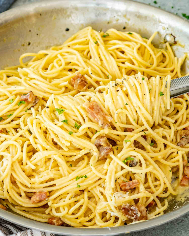 Easy Carbonara - Jo Cooks