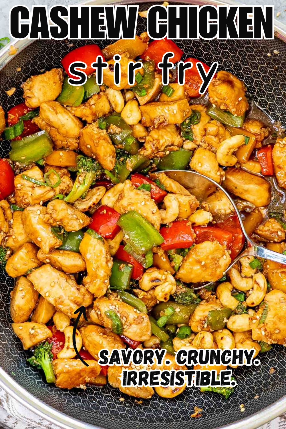 pin for cashew chicken stir fry.