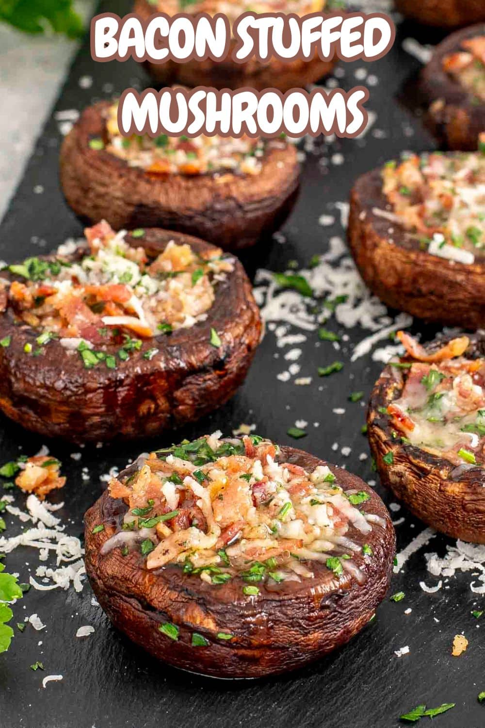 pin for bacon stuffed mushrooms.