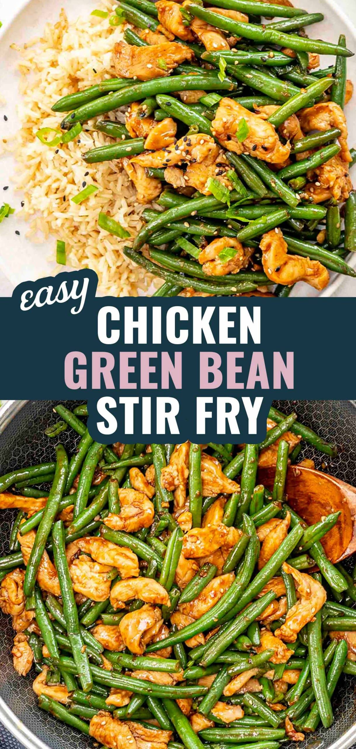 pin for chicken green bean stir fry.