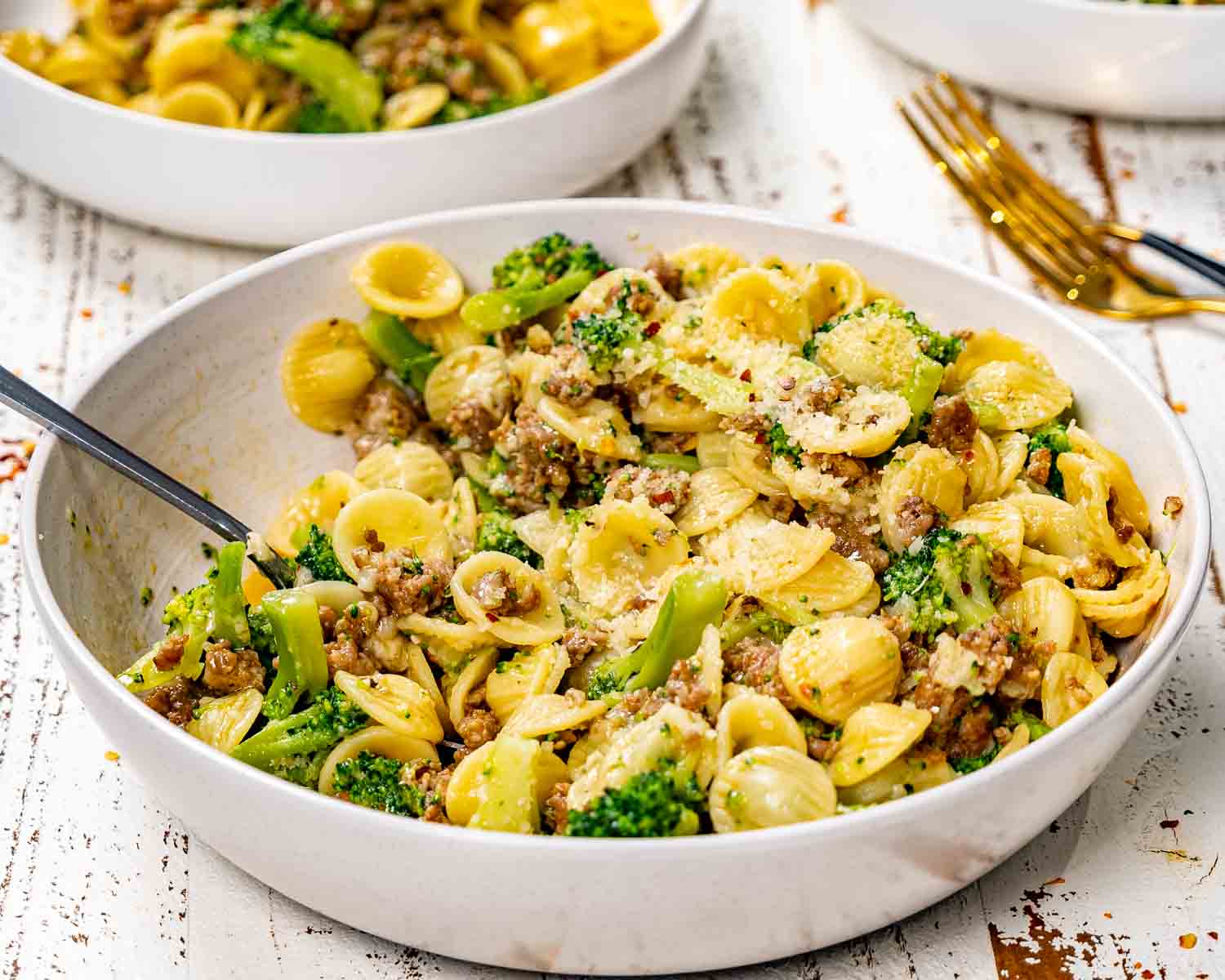 Orecchiette With Sausage And Broccoli - Jo Cooks