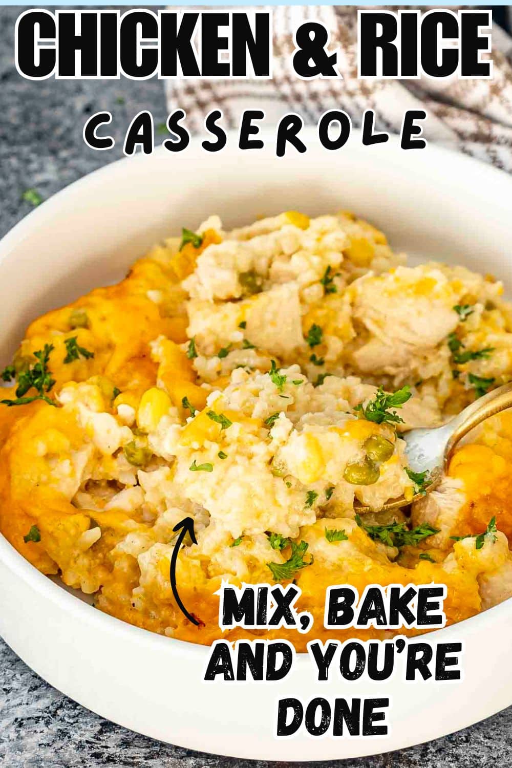 pin for chicken and rice casserole.