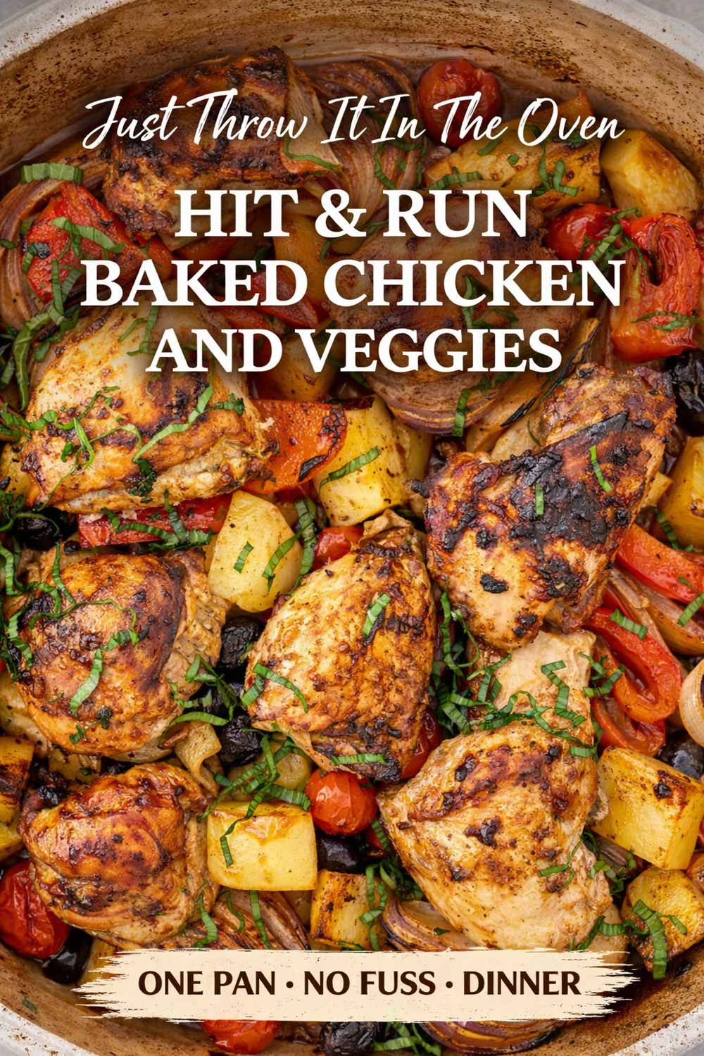 pin for roasted chicken and veggies.