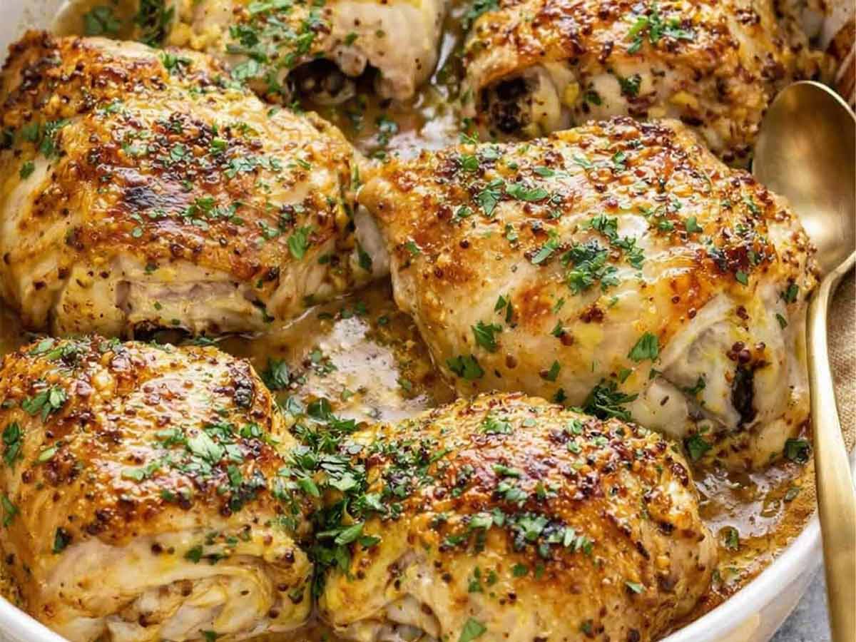 Oven Baked Chicken Thighs - Jo Cooks