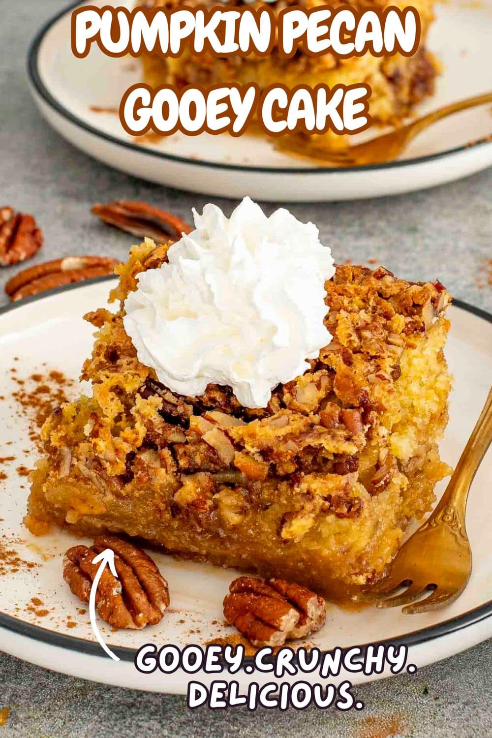 pumpkin pecan gooey cake pin.