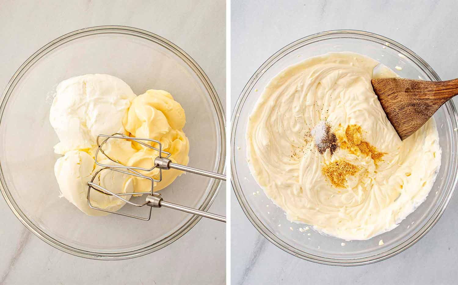 process shots showing how to make neiman marcus chicken casserole.