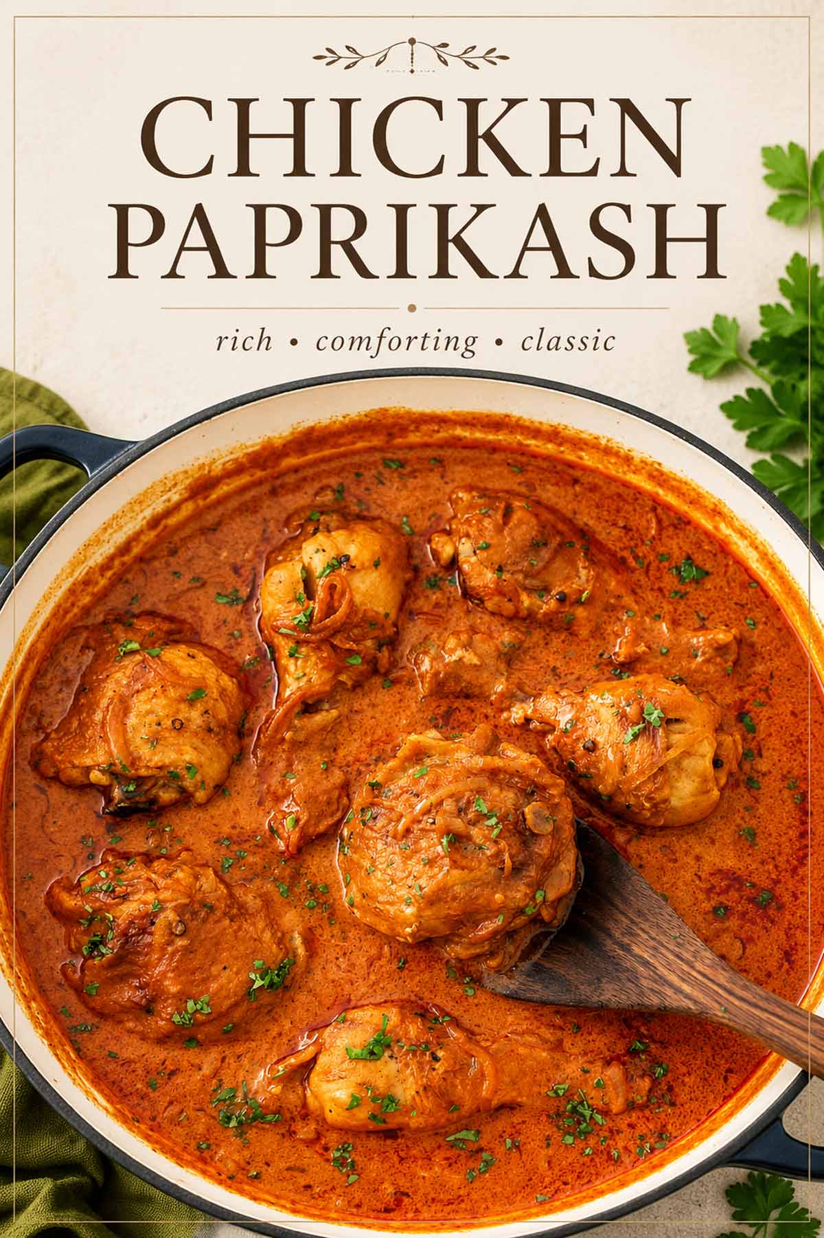 pin for chicken paprikash.