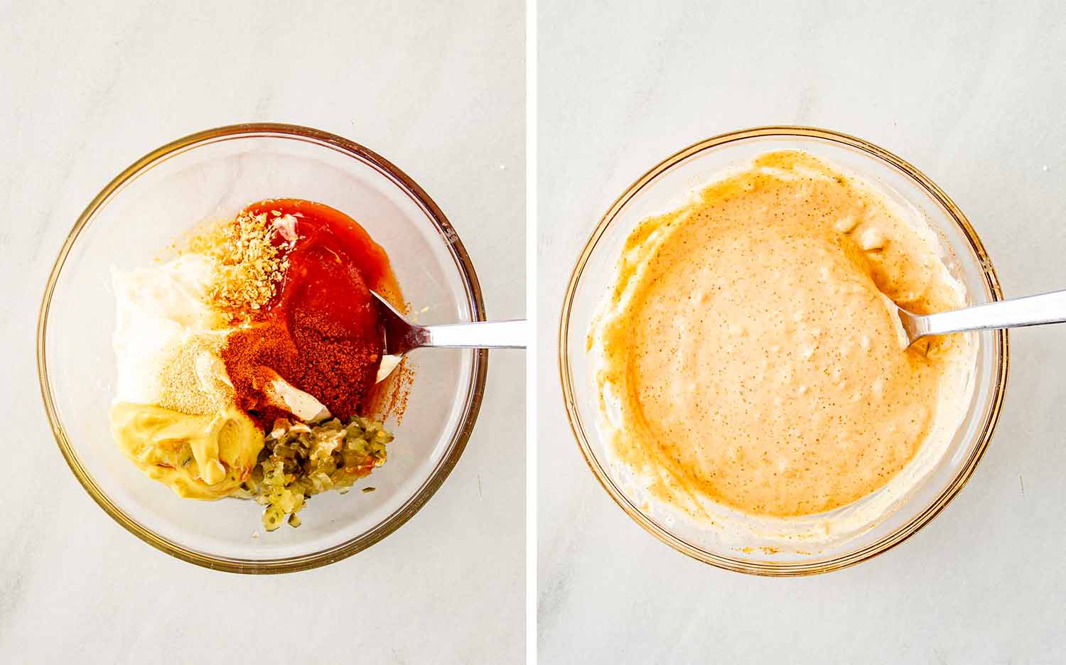process shots showing how to make smashed burger tacos.
