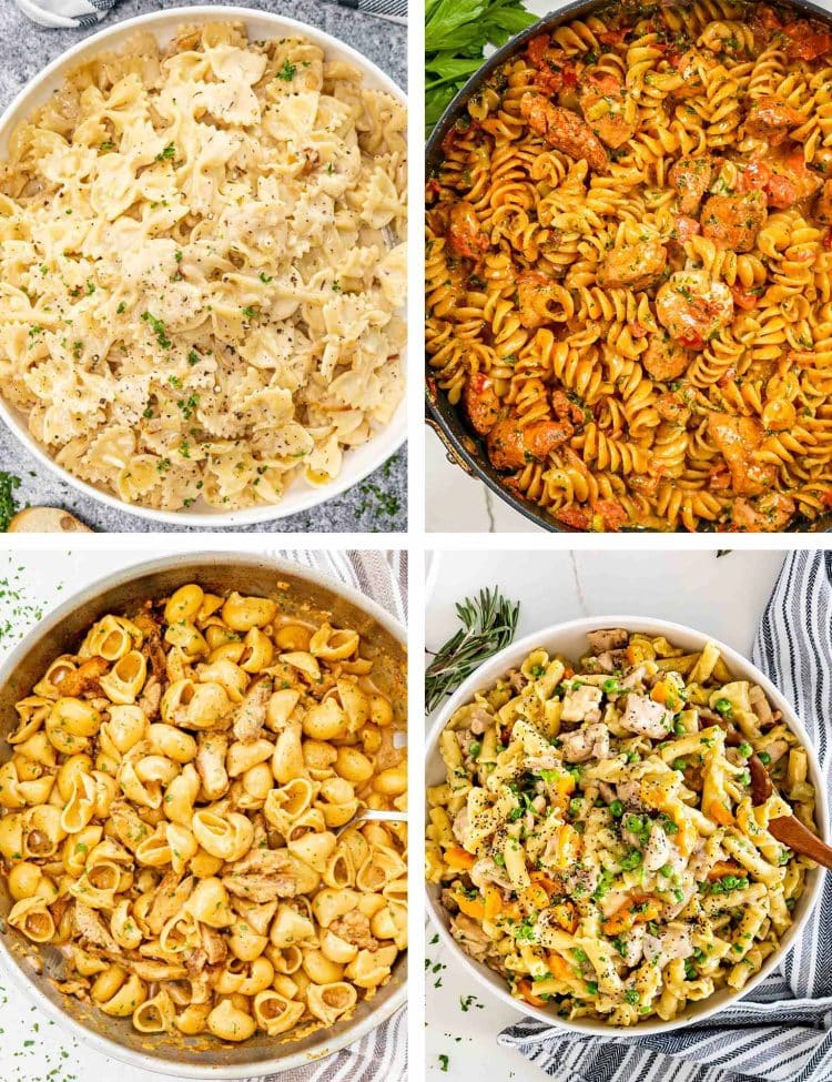 focus image for easy pasta recipes.